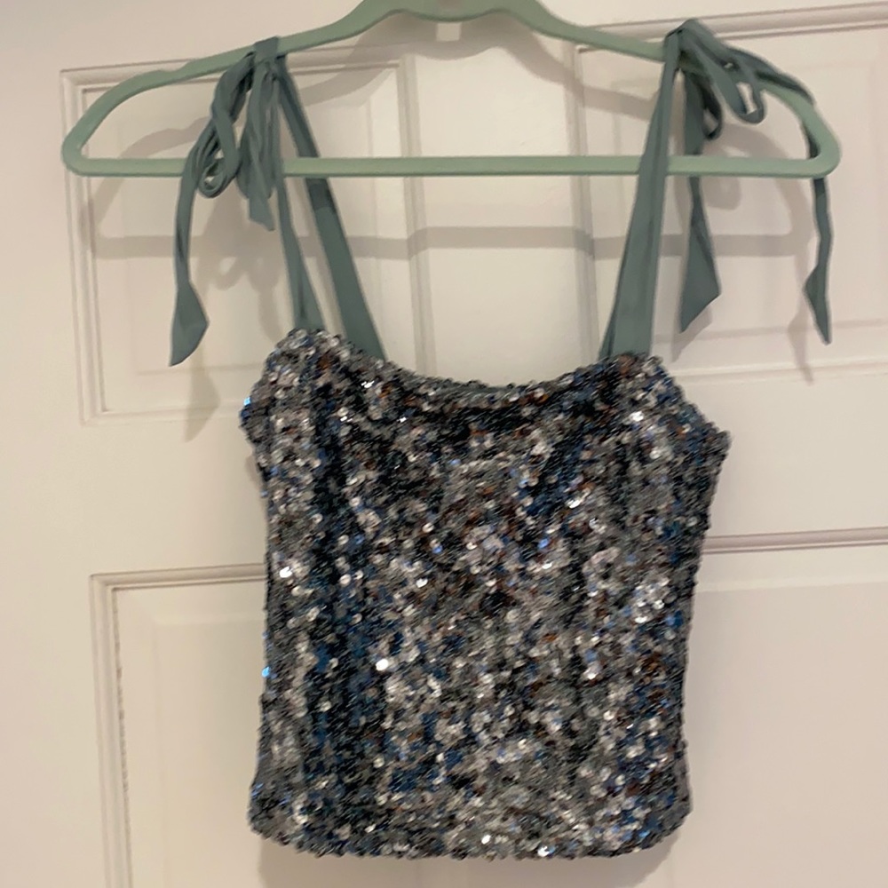 Free people sequin top